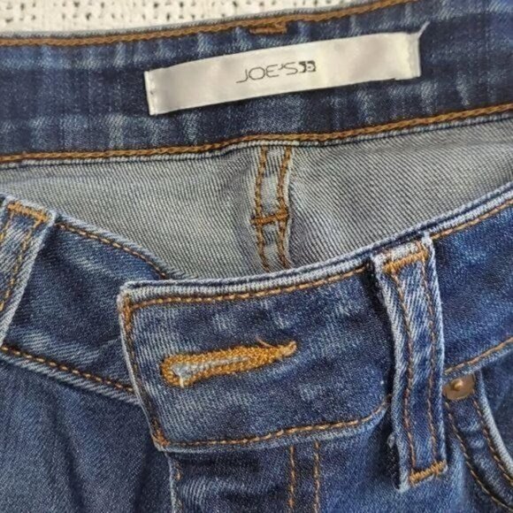 Joe's Honey Logo Cory Washed‎ Distressed Blue Sz 25x31 Jeans w Pockets - Picture 7 of 12